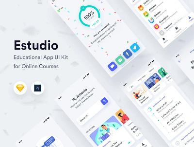 Educational App 3d animation branding design ed graphic design illustration logo motion graphics ui ux vector