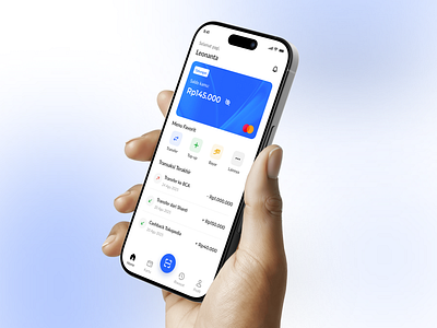 🙌 Finance App Dashboard — Real Life Mockup bank clean design dashboard e wallet figma finance mockup qris transaction ui ui design uiux