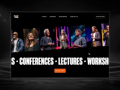 Conference Website Design – ConnectSphere conference conference banner conference branding conference flyer conference landing page conference logo conference website event landing page event logo event management website event website landing page landing page for conference modern landing page web design website website design website for conference website for event webso