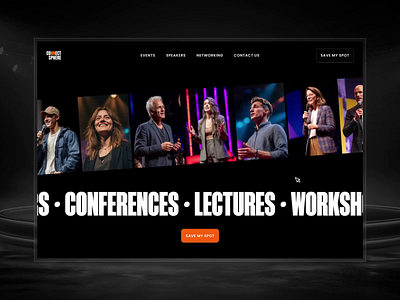 ConnectSphere – Conference Website Design conference conference banner conference branding conference flyer conference landing page conference logo conference website event dashboard event landing page event logo event management website event page event website landing page modern landing page portfolio landing page responsive landing page web design website website design