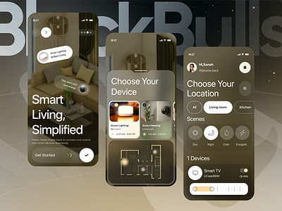 Home AI application mobile ui ai ai ui design android android app design android screen android ui app designer apple apple ui design application clean ui home automation ios ui minimal mobile app mobile design mobile ui product design ui ux