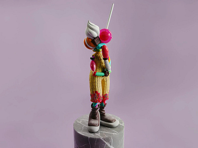 Candy Lady art design