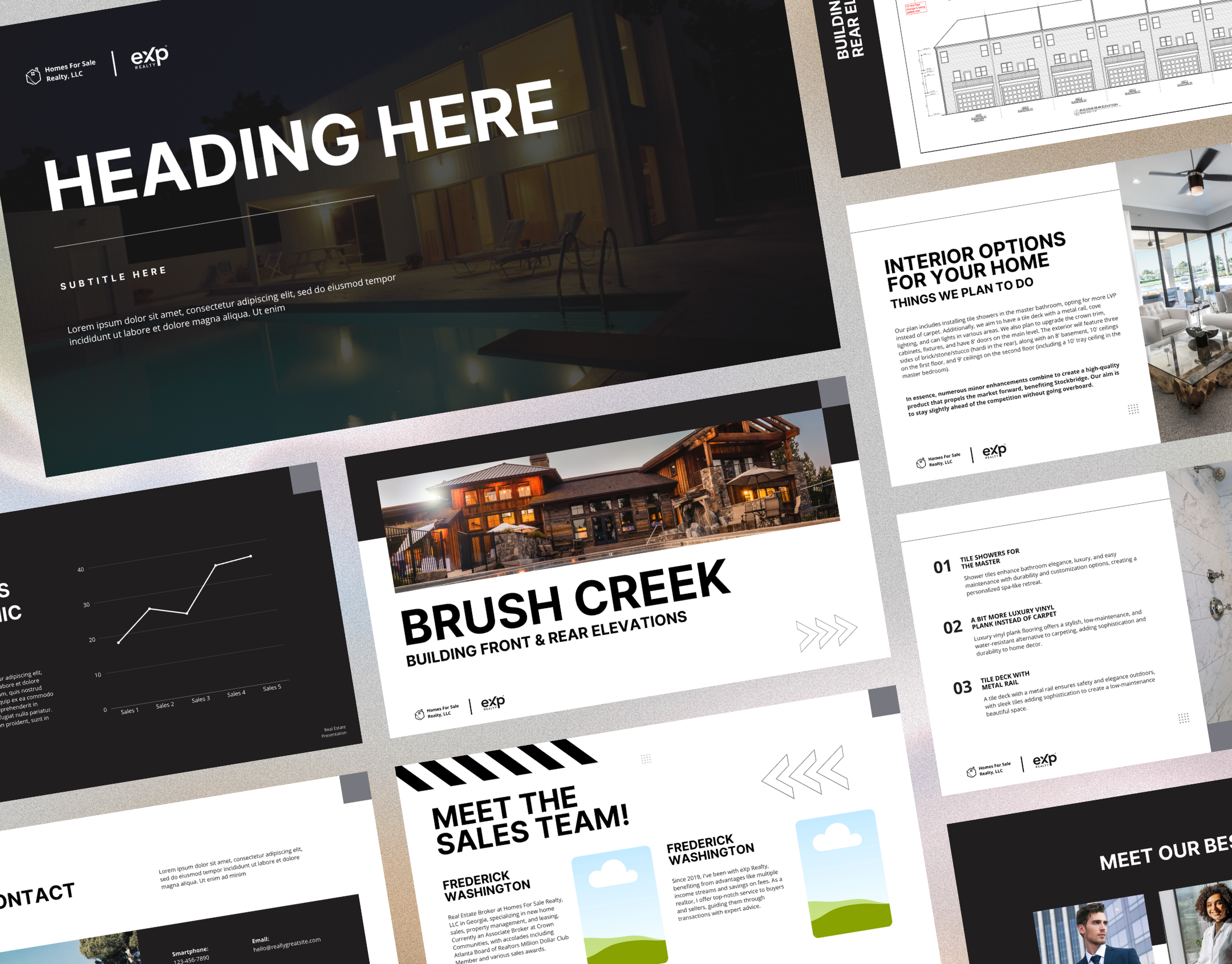 Real Estate Presentation Template – Designed in Canva advertising book design branding business presentation canva canva presentation canva template deck design editoial design graphic design layout design marketing ppt presentation template real estate presentation sales presentation slide deck slides typography