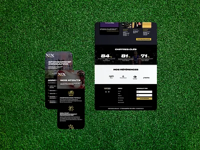 🚀 Refonte du site web de XIX Sports Group divi marketing sponsoring sports sports sponsoring ui wordpress