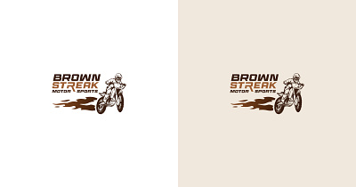 Logo Design | Brown Streak Motor Sports brand brand identity branding business business card business logo design graphic design illustration logo logo design logo identity motor sports ui web design