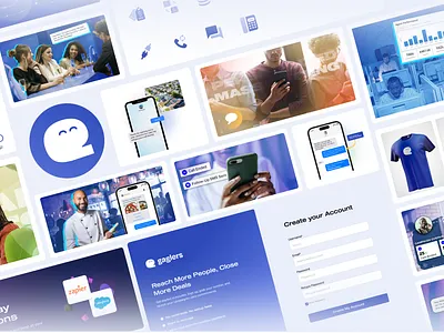 Communications Company - Brand Design Bento Box b2b b2b marketing bento bento box brand design branding cerulean design illustration logo design mockups saas ui visual design