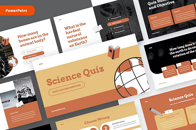 SCIENCE - Education Quiz Powerpoint annual business clean corporate download google slides keynote pitch pitch deck powerpoint powerpoint template pptx presentation presentation template project report slidemaster slides template web