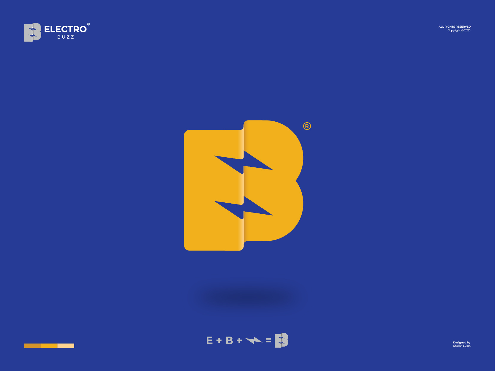 Electro Buzz Logo Design (Unused) best logo design brand design branding business logo clean logo creative logos graphic design letter b logo letter logo logo design logo designer logofolio logos logotype memorable logo negative space logo power logo simple logo typography visual mark