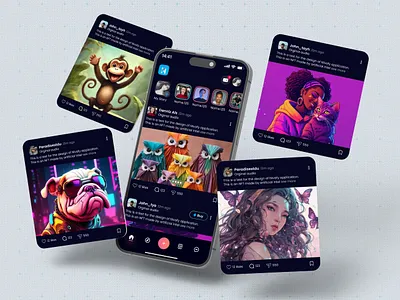 Nivafy’s Web Super-App ai ai design app design marketplace product design social media ui uiux ux web design