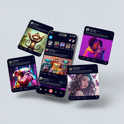 Nivafy’s Web Super-App ai ai design app design marketplace product design social media ui uiux ux web design