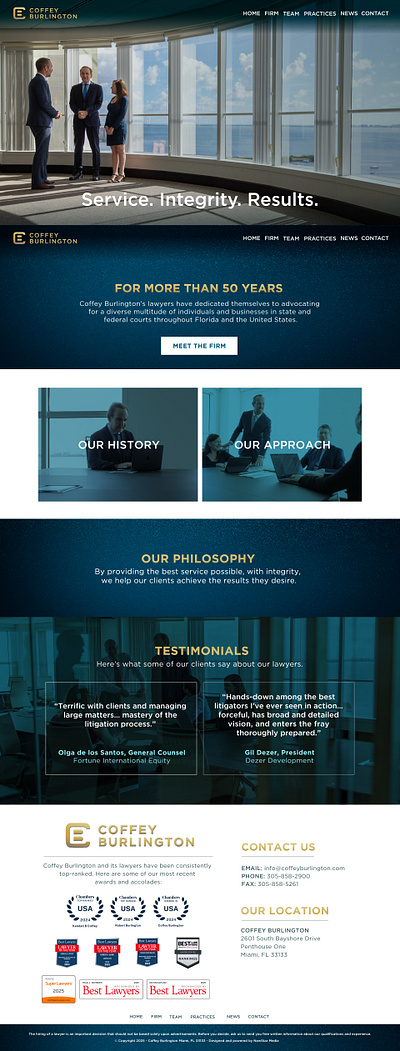 Coffey Burlington - Web Design branding graphic design lawyers web web design webpage
