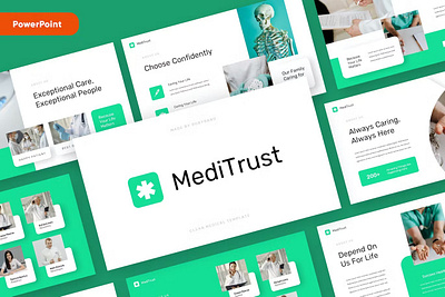 MEDITRUST - Medical Powerpoint annual business clean corporate download google slides keynote pitch pitch deck powerpoint powerpoint template pptx presentation presentation template project report slidemaster slides template web