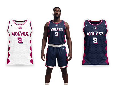 Wolves concept basketball logo and jersey design baseball jersey design basketball jersey basketball jersey design basketball uniform football jersey design jersey jersey design uniform wolves
