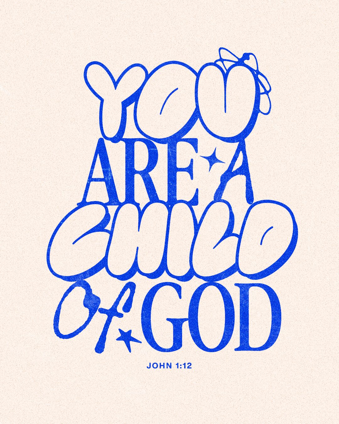 You are a child of God | Christian Poster christian