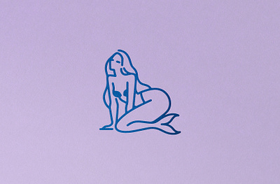 Mermaid beauty branding design fish graphic design icon illustration logo logo design mermaid ocean sea siren vector water woman