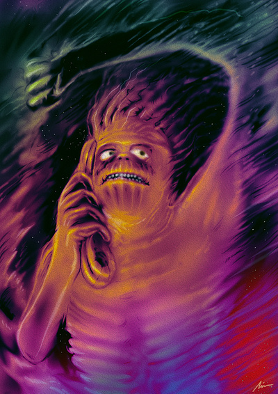 "Phone Fact" art branding cartoon color pencil comics design digital painting draw dream fun horror illustration movie poster vintage water ink