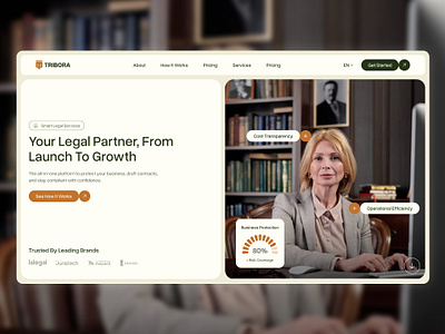 Law Firm - Web Design | Hero Section | Modern UI amazing awesome beautiful bento best branding business corporate corporate design design law firm minimalist modern modern ui professional professional services ui user interface web design yellow