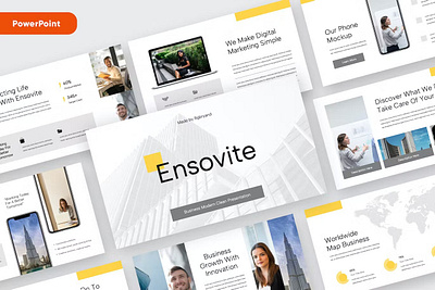 ENSOVITE - Business Powerpoint Template annual business clean corporate download google slides keynote pitch pitch deck powerpoint powerpoint template pptx presentation presentation template project report slidemaster slides template web