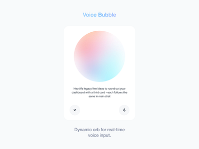 Headstart Highlight: Voice Bubble aidesign aifigma aiui aiux figmadesign headstartui premiumui product design uidesign uxdesign