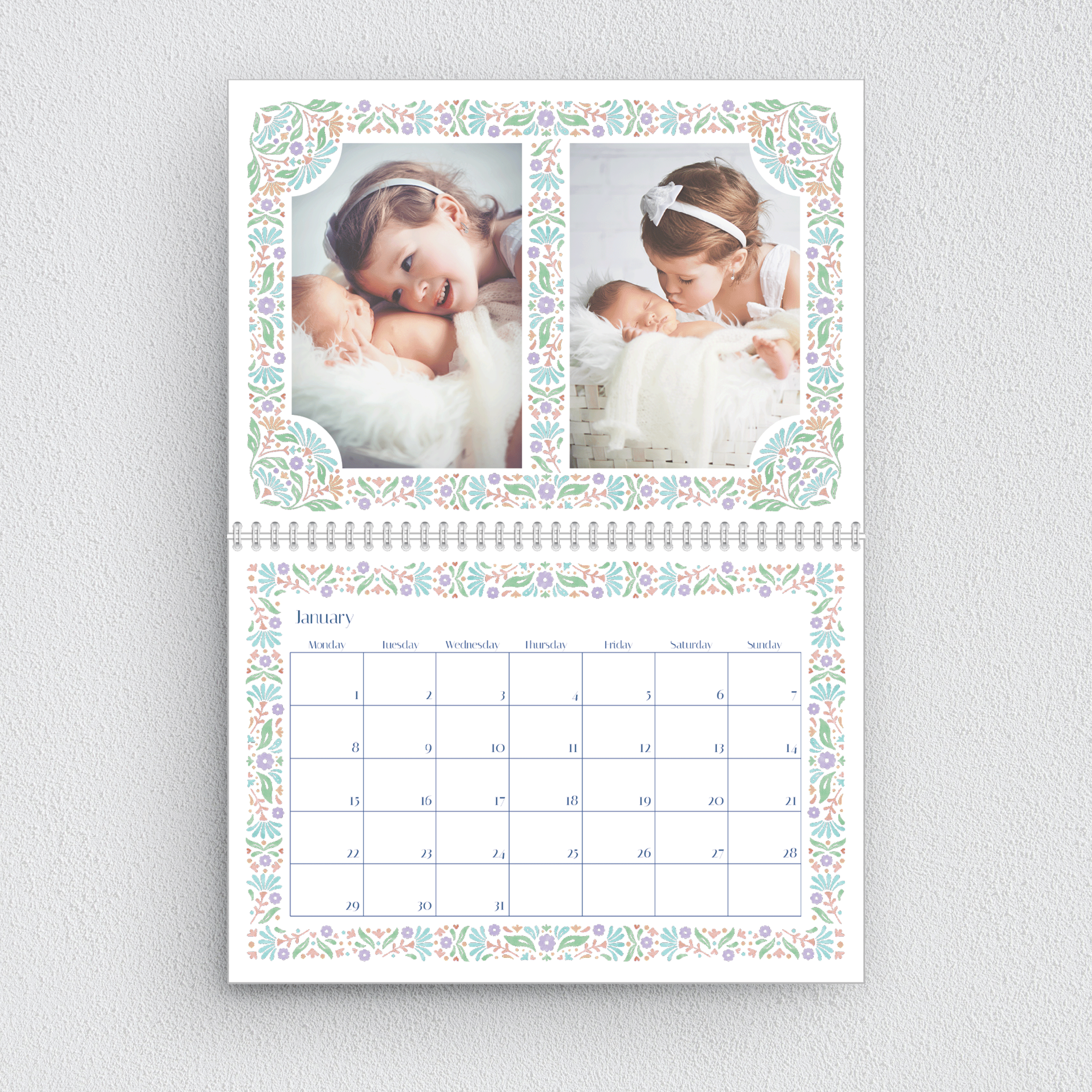 Calendar / Elaborate Pattern calendar elaborate floral graphic design intricate pattern