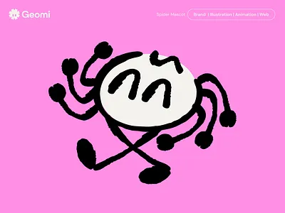 Spider Mascot blockchain brand branding cartoon character crypto cute design figma graphic design illustration mascot spider texture vector web3
