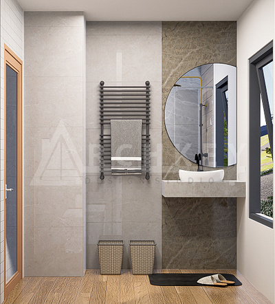 BATHROOM INTERIOR 3d design architecture archkey design house design interior photorealistic residential