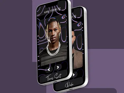 Artist - Discography App animation graphic design ui user experience user interface ux web design