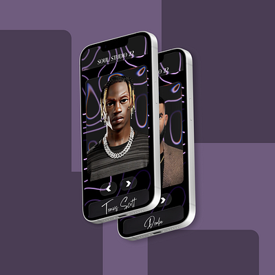 Artist - Discography App animation graphic design ui user experience user interface ux web design