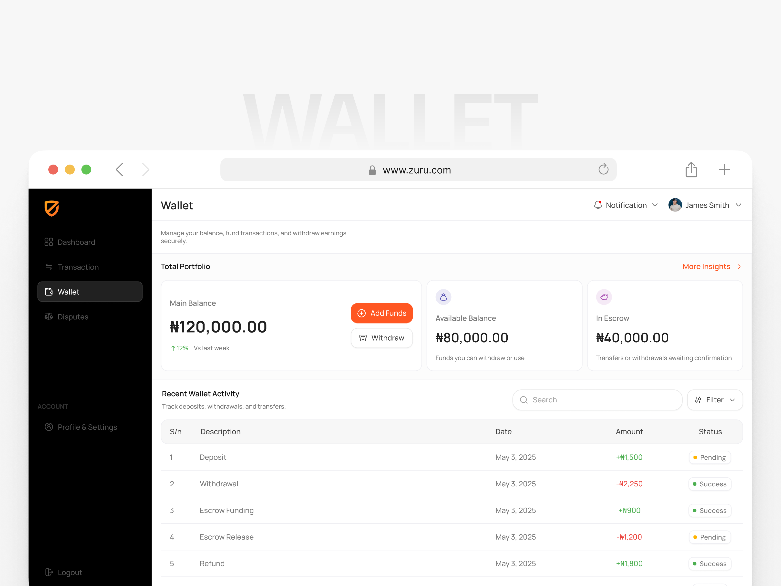 Zuru Wallet figma uiux design user experience design user interface design uxui design wallet