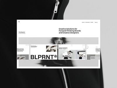 The Blueprint - Hero 05 Section minimalism