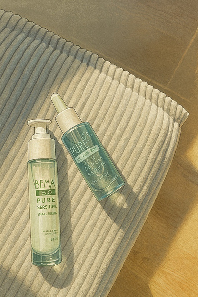 Niacinamide crème Illustratie branding graphic design