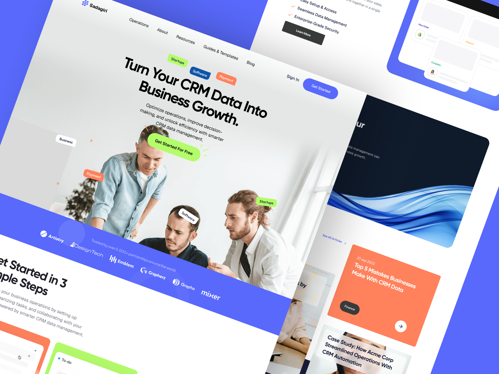 Example of Complete Website Design And Development