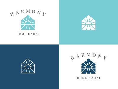 Harmony Home Kauai Brand Identity brand identity branding business cards graphic design logo design print design style guide