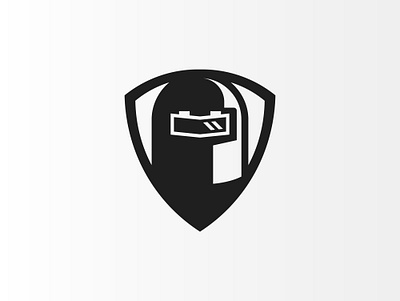 Welding Shield Logo Design brand branding design helmet logo identity logo logo collection logo maker logomark shield logo welding helmet welding logo welding shield logo