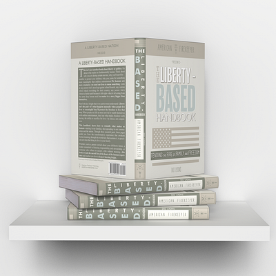 Book Cover & Mockup Design, The Liberty-Based Handbook 3d 3d mockup art book book cover book design book write cover graphic design illustration label logo writing