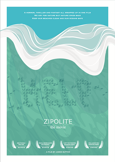 Zipolite film poster competition : Winners concept art graphic design illustration poster art