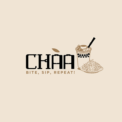 CHÀA LOGO DESIGN PROJECT branding design graphic design illustration logo motion graphics