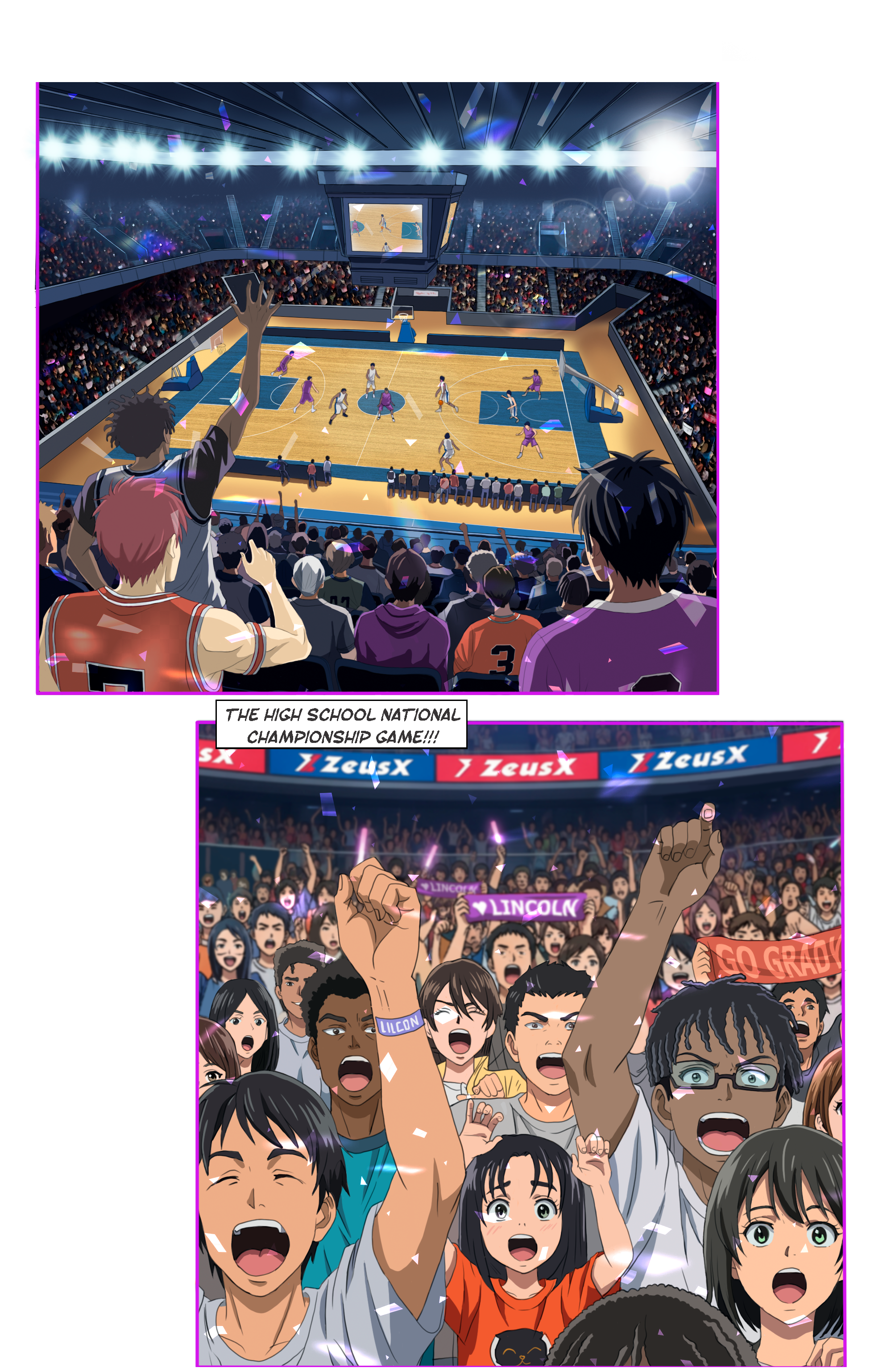 Example of Comic Page Anime/Comic Style