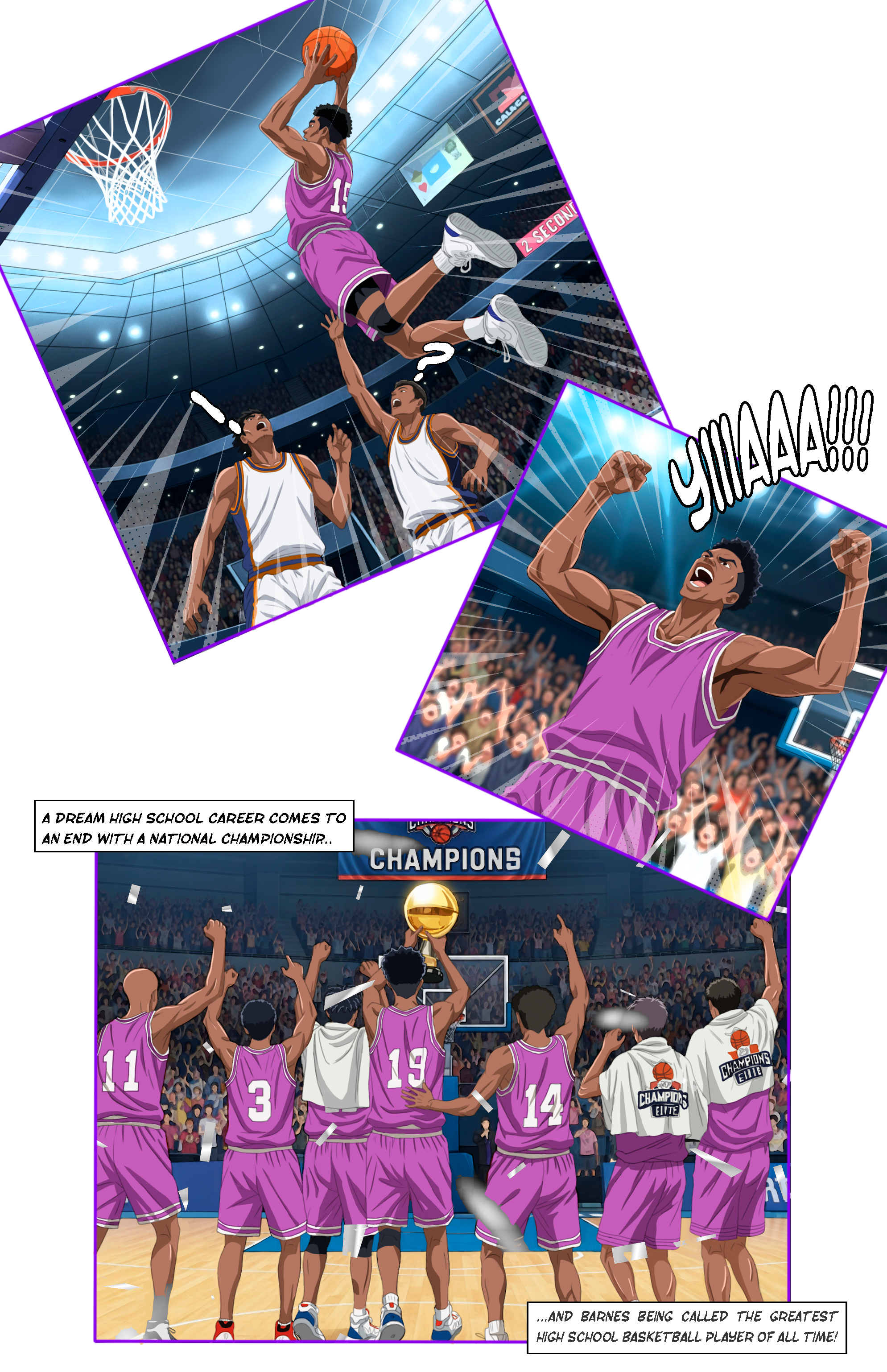 Example of Comic Page Anime/Comic Style