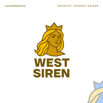 West Siren Fashion Company Logo Design branding custom logo design maker fashion company graphic design logo logo design mascot logo