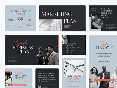 Elegant Business Branding Set banner brand brand identity branding branding set business clean design elegant identity infographic luxury marketing minimalist plan presentation professional set simple social media