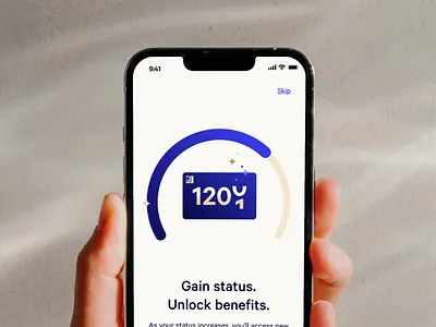 Gain status app flutter illustration illustrator mobile app onboarding product design rewards