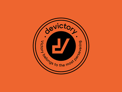 devictory Logo Design champion creative joy letter d letter logo logo design modern playful price tournament trophy v victory won