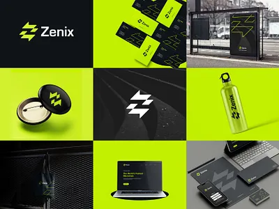 Zenix Brand Identity, Tech logo, Logo design. brand design brand identity brand logo company logo graphic design letter logo letter z logo logo logo design logo redesign modern tech logo monogram logo software logo tech logo techno logo technology logo textbase logo typography logo visual identity