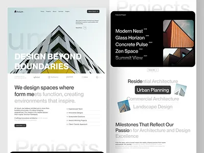 Architecture Website Design | UI UX | Modern Design architecture agency website architecture design architecture landing page architecture modern design architecture ui architecture website building website interface design minimal design modern design real estate design real estate website ui ux web ui website designer