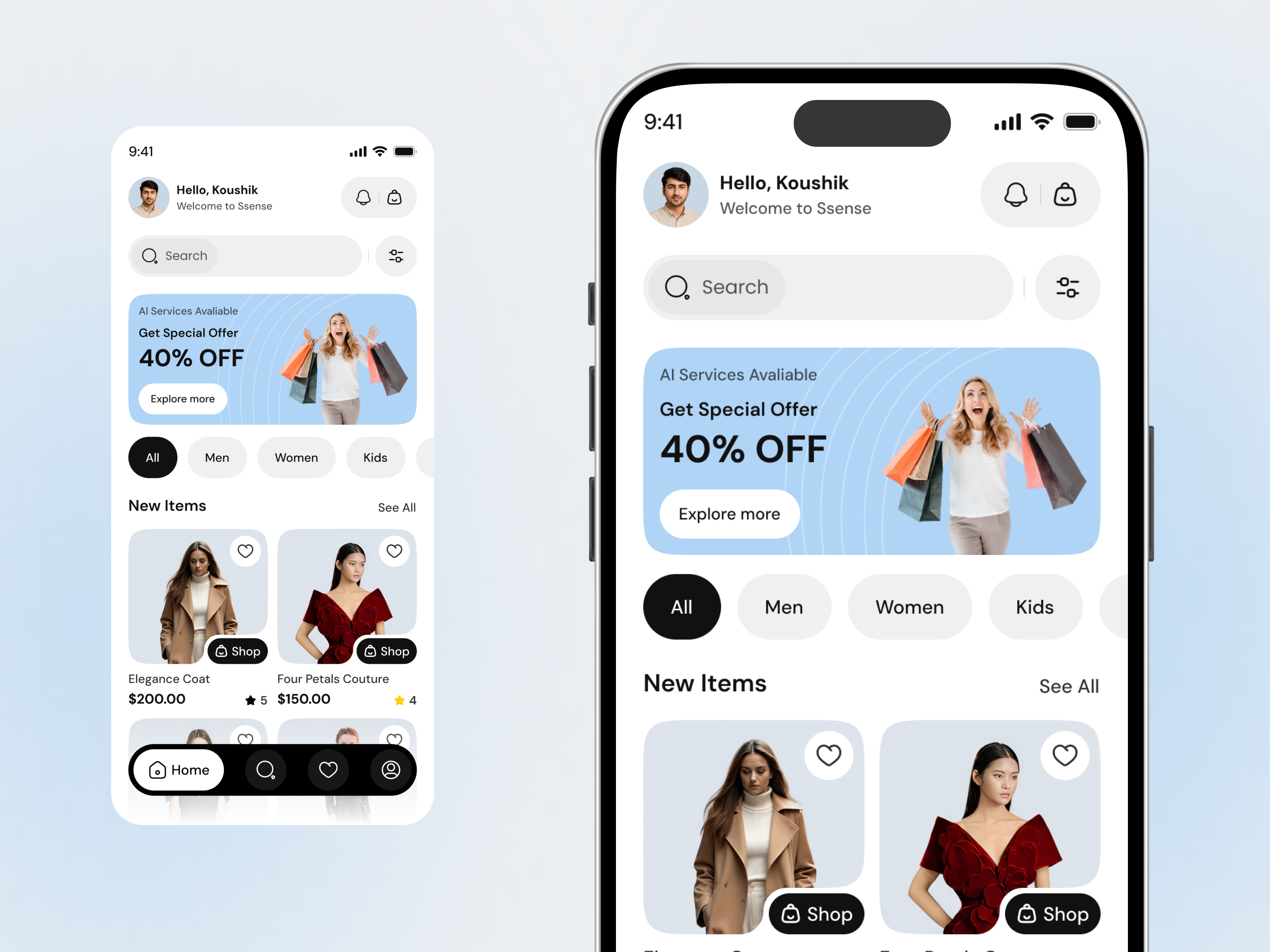 Example of Ecommerce Mobile App