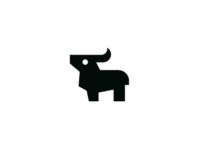 Bull logo animal brand branding bull design elegant geometrical geometry graphic design logo logo design logo designer logodesign logodesigner logotype modern
