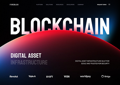 Fireblox - Crypto 3D Website Design 3d 3d animation ai agents blockchain coin crypto hero image landing page web webdesign website design