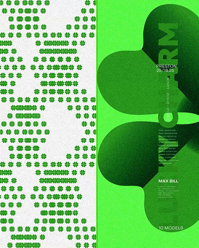 lucky branding clove clover creativedesign design graphic design grid illustration logo lucky particle typography ui ux vector