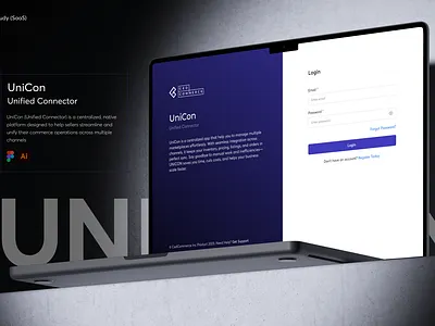 Unicon (Unified Connector) all in one branding connector creative agency design graphic design illustration integration invetory marketplace order manage user experience ux design warehouse mapping